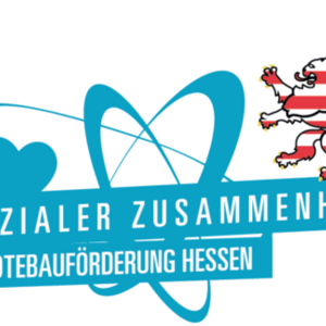 Logo: Sozialer Zusammenhalt Städtebauförderung Hessen