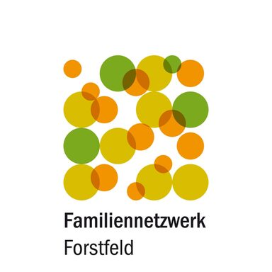Die Grafik zeigt das Logo des Familiennetzwerks Forstfeld