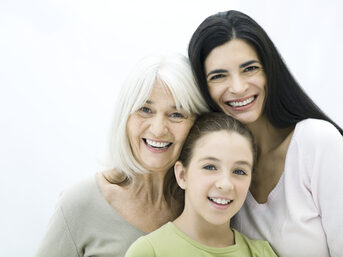 Frauen aus drei Generationen