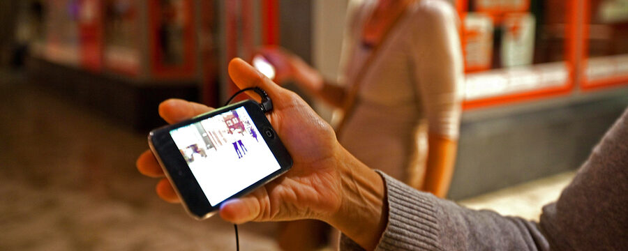 iPod touch mit Video Walk Rundgangsbild