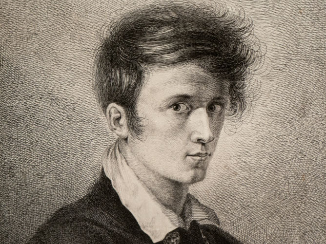 Porträt von Ludwig Emil Grimm