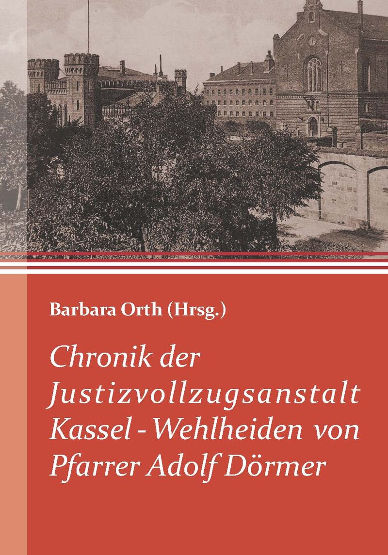 Buchcover mit Blick auf die JVA Kassel-Wehlheiden