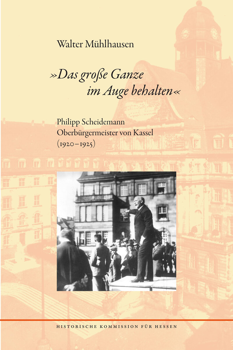 Buchcover mit Philipp Scheidemann