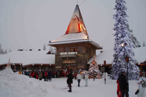 Das Dorf von Santa Claus bei Rovaniemi