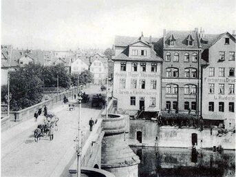 Fuldabrücke um 1920