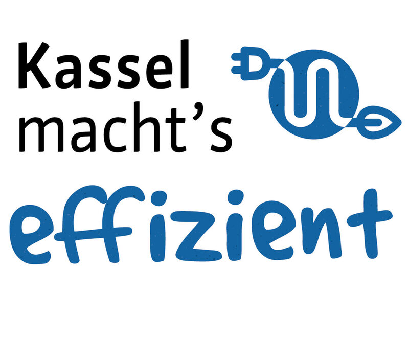 Logo der Kampagne "Kassel macht's effizient"