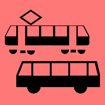 Piktogramm Öffentlicher Personennahverkehr