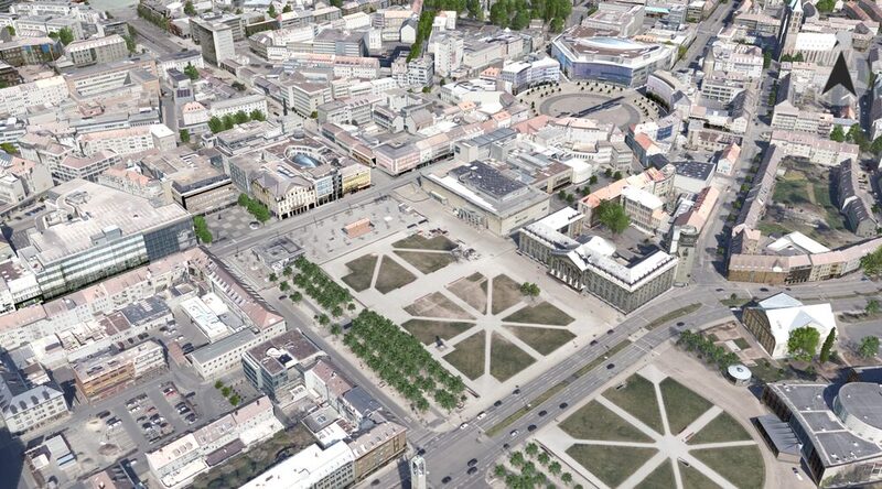 Abbildung Web-Anwendung 3D-Stadtmodell