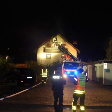 Brand in einem Wohngebäude in der Fiedlerstraße
