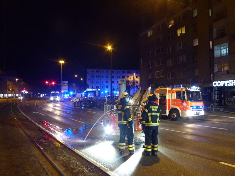 Brandeinsatz Feuerwehr Kassel