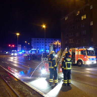 Brandeinsatz in der Holländischen Straße