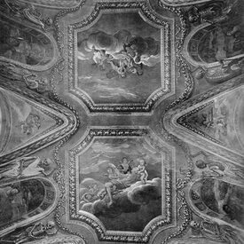 Gemälde in der Kuppel des Ottoneum