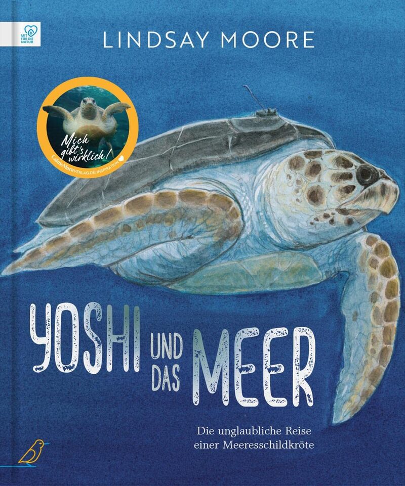 Buchcover Lindsay Moore Yoshi und das Meer Die unglaubliche Reise einer Meeresschildkröte