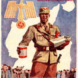 Propaganda-Plakat des Kriegswinterhilfswerks