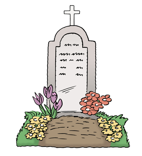 Abbildung von einem Grab