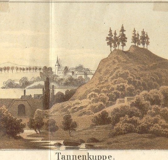 Tannenkuppe um 1860; heute Aschrottpark
