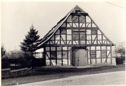 Zehntscheune in Waldau um 1935