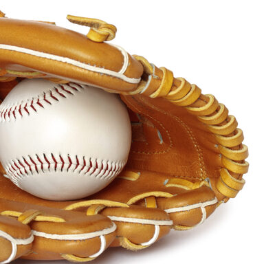 Baseball Handschuh mit Ball