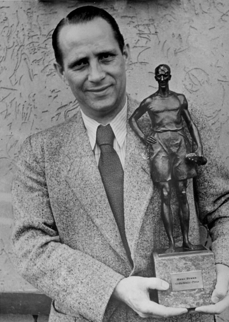 Dr. Max Danz mit Hanns-Braun-Gedächtnispreis 1951