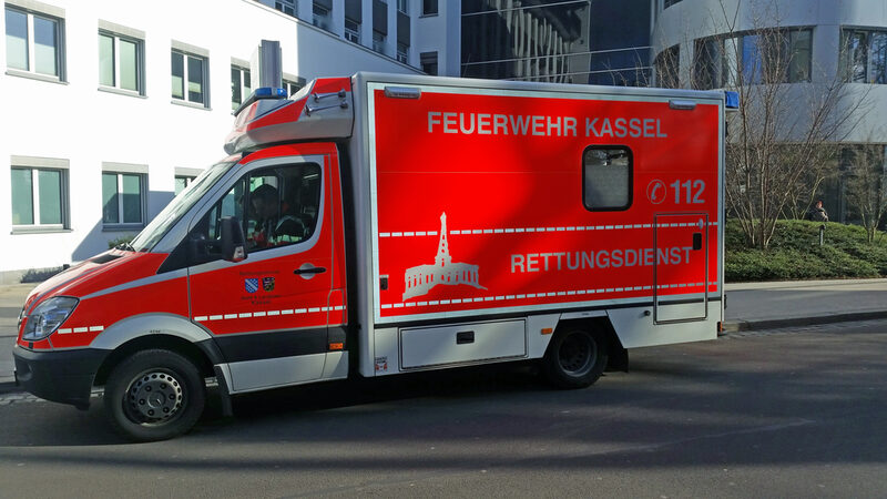 Rettungswagen der Feuerwehr Kassel